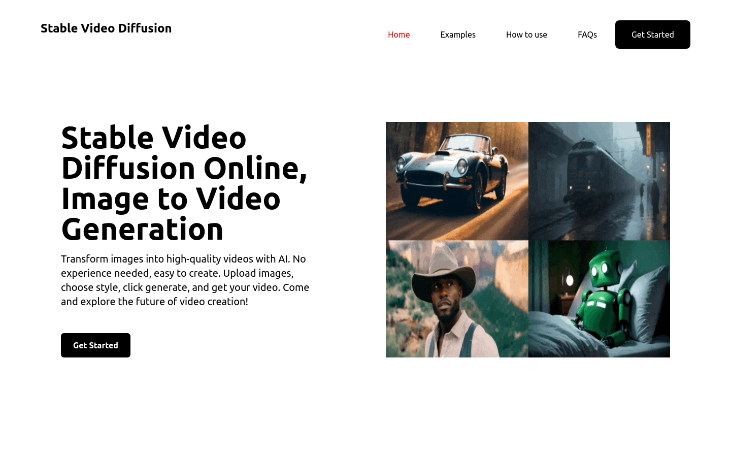 Stable Video Diffusion AI