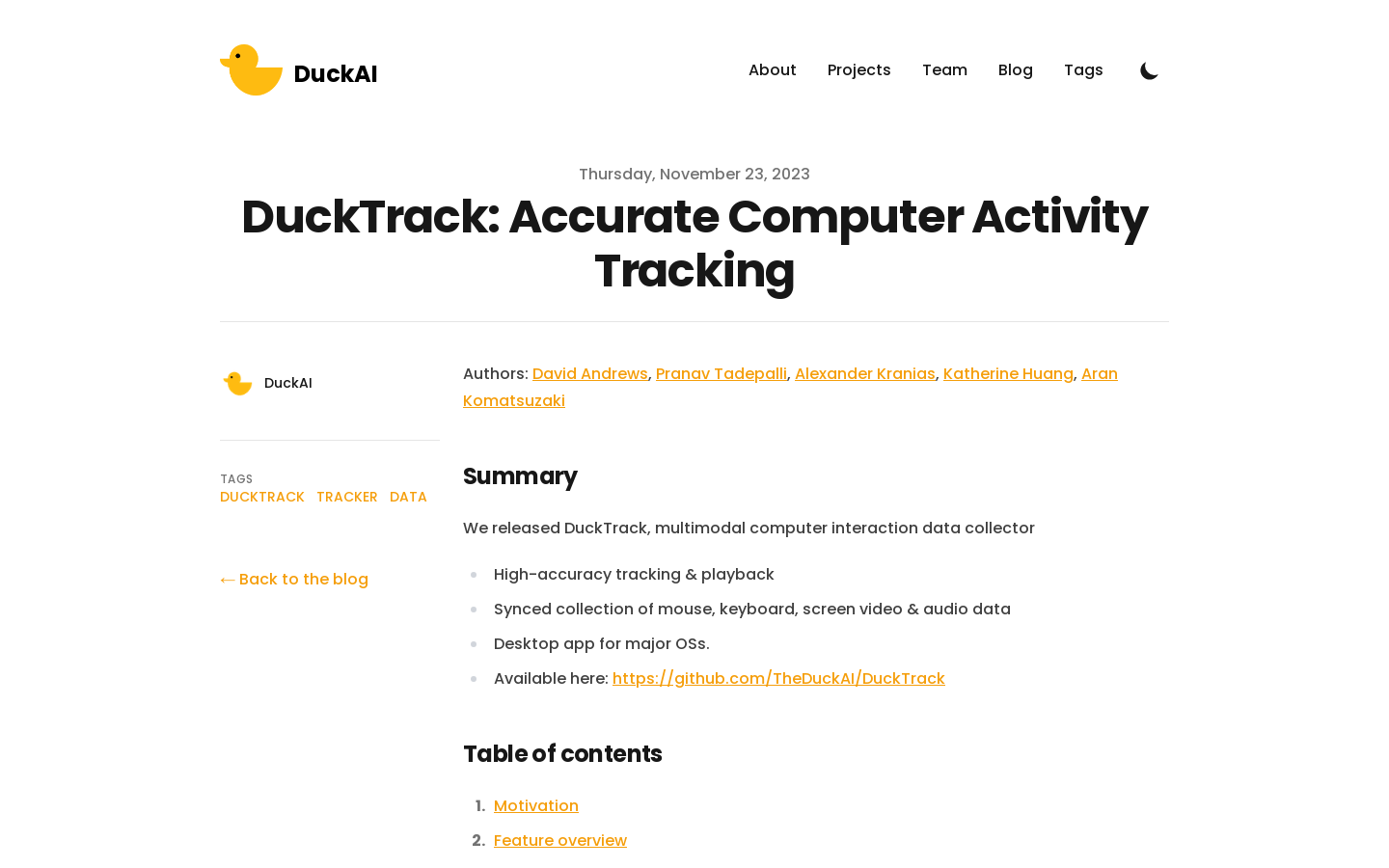 Ducktrack