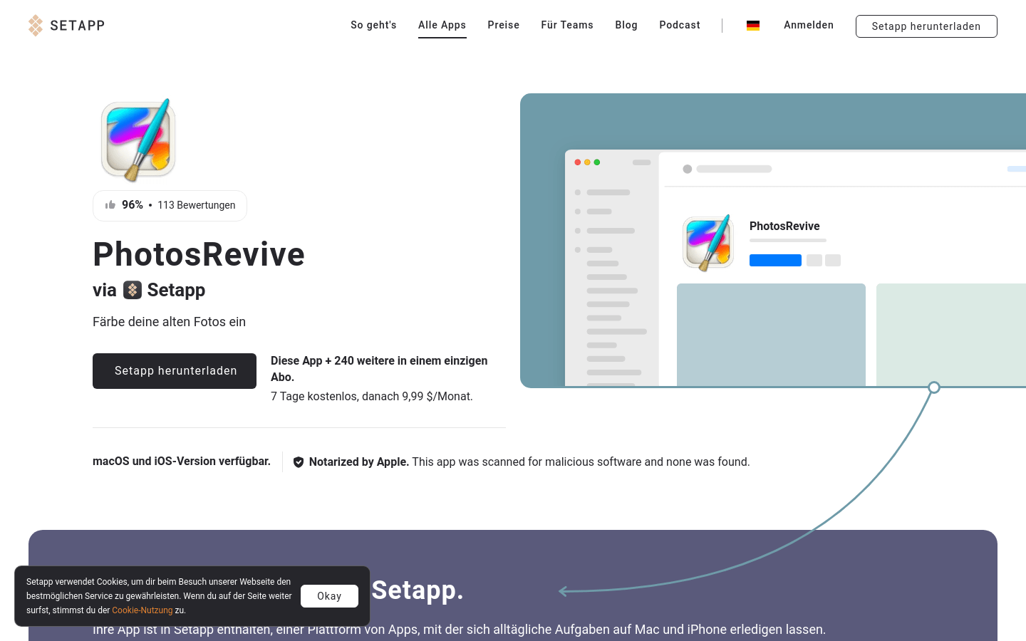 Photosrevive On Setapp