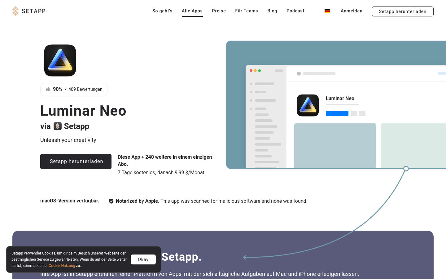 Luminar Neo On Setapp