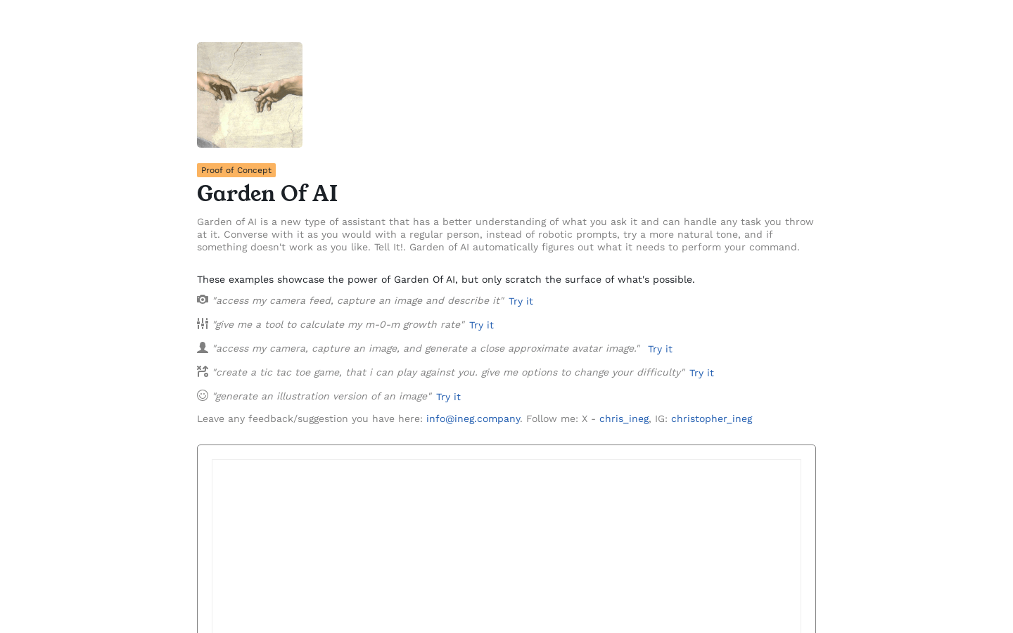 Garden Of AI