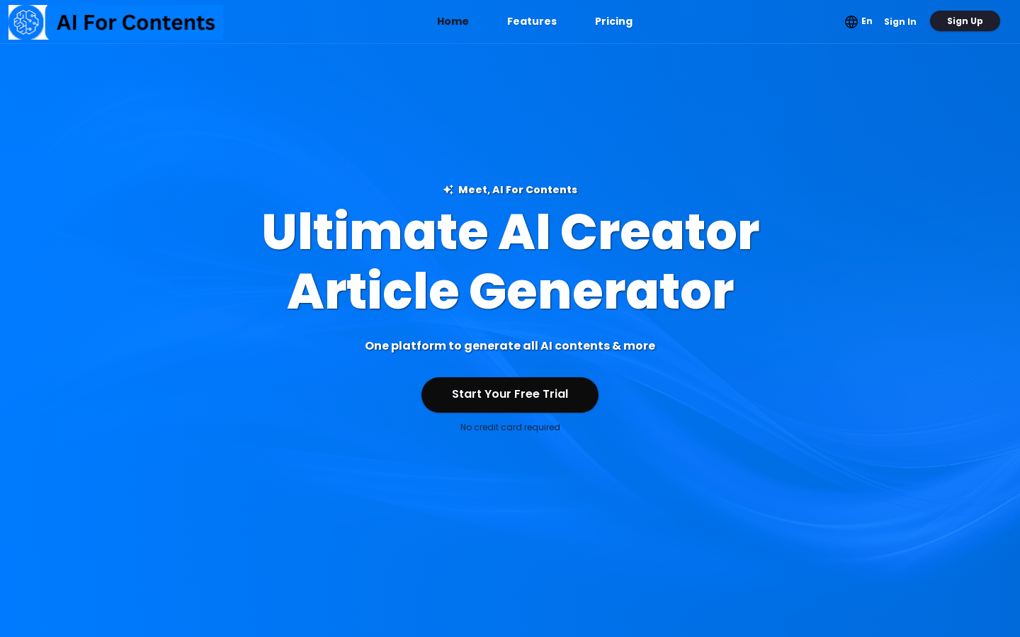 AI For Contents