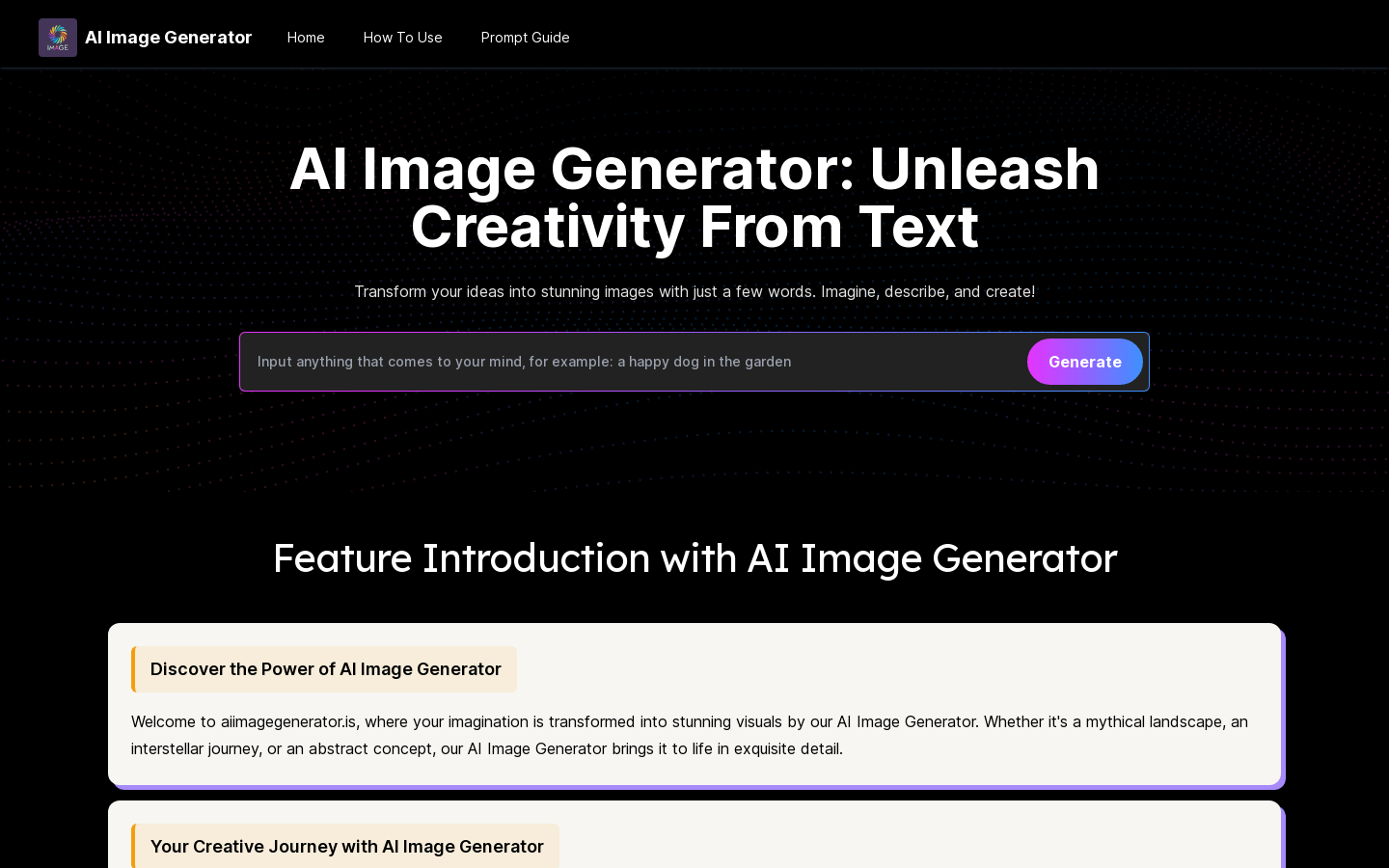 AI Image Generator From Text   Free Online