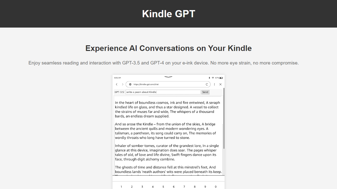 Kindle GPT