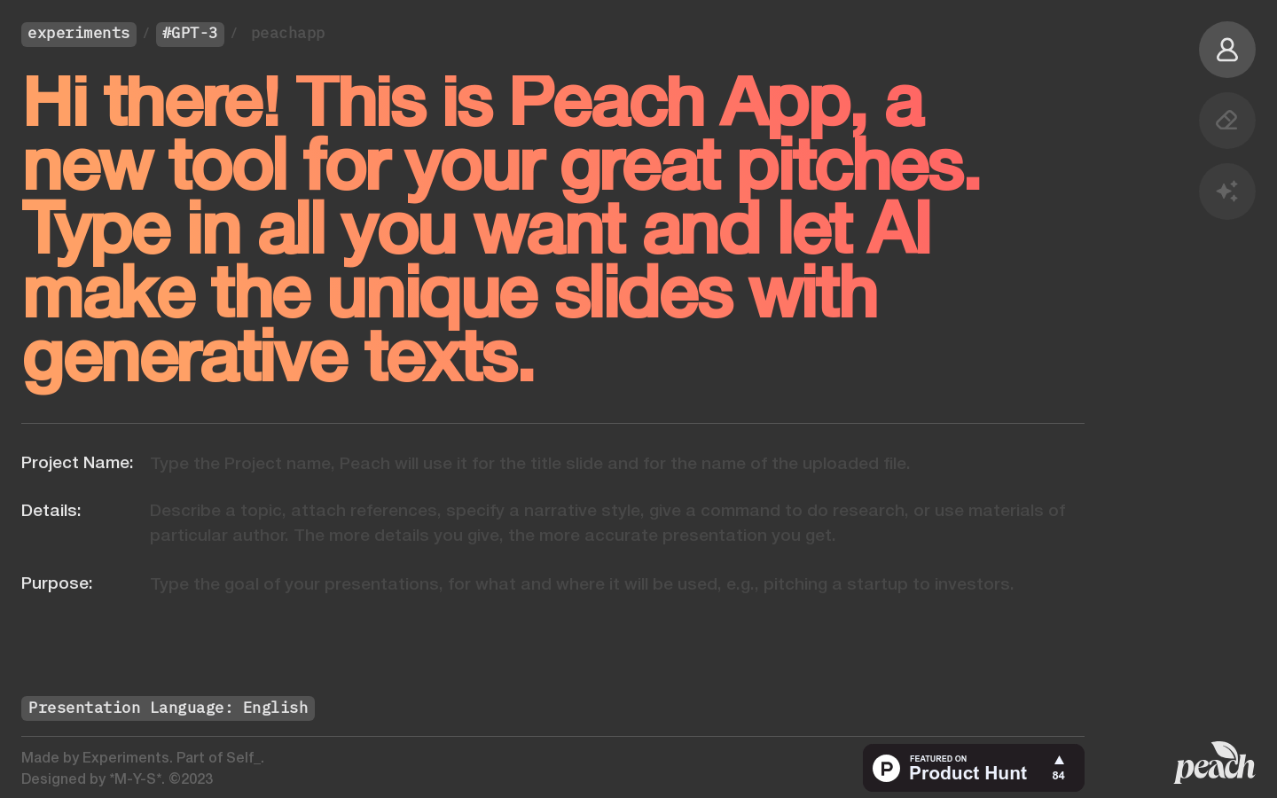 Peach App