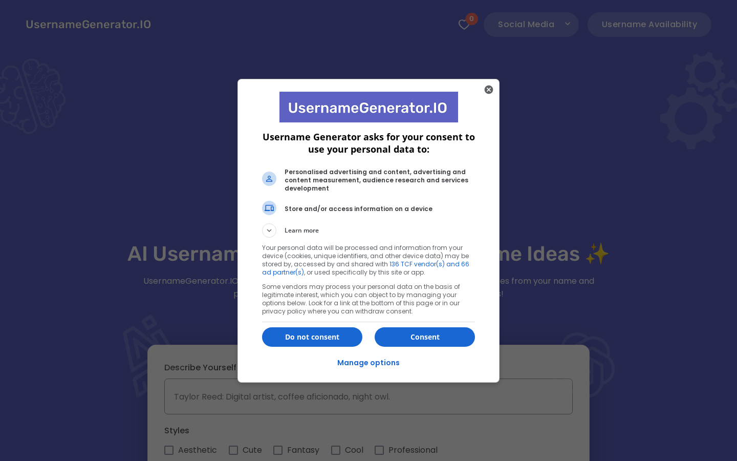 Username Generator