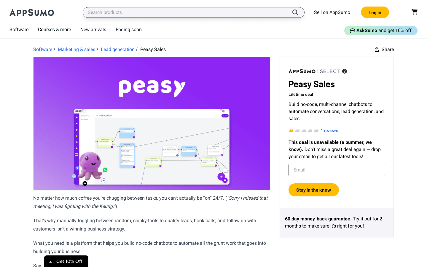 Peasy Sales