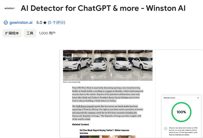 AI Detector For ChatGPT & More   Winston AI