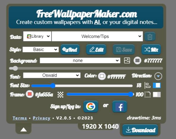 Free Wallpaper Maker