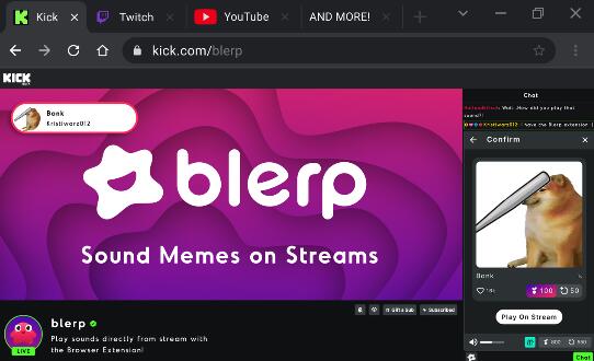 Blerp   AI TTS, Sound Memes On Streams
